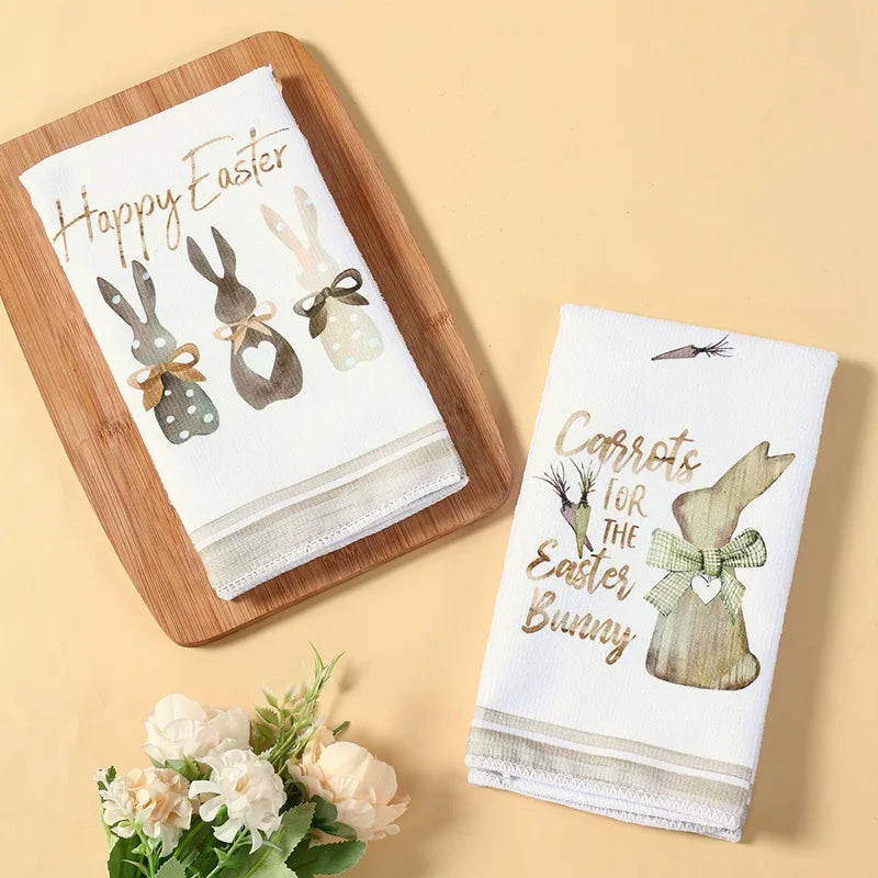 Osterhasen Geschirrtuch – Polyester Frühling Design