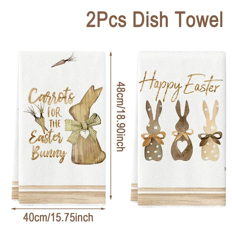 Osterhasen Geschirrtuch – Polyester Frühling Design
