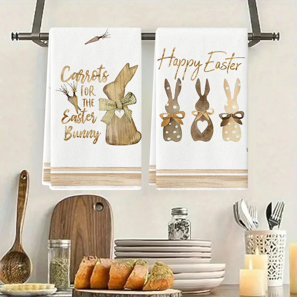 Osterhasen Geschirrtuch – Polyester Frühling Design
