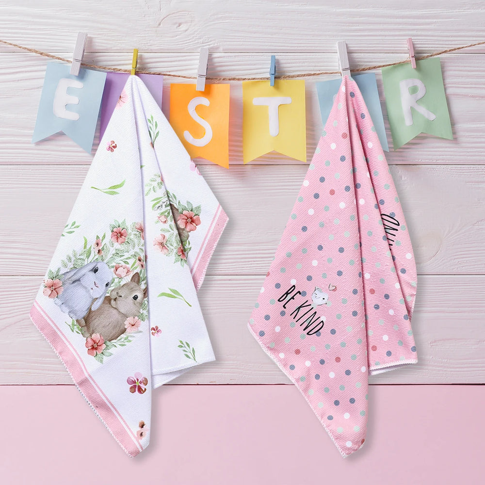 Osterhasen Geschirrtuch – Polyester Frühling Design