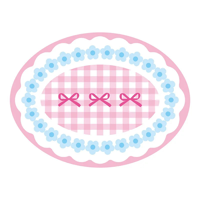 Ovaler hitzebeständiger Tischset – PU-Leder – 30x40cm