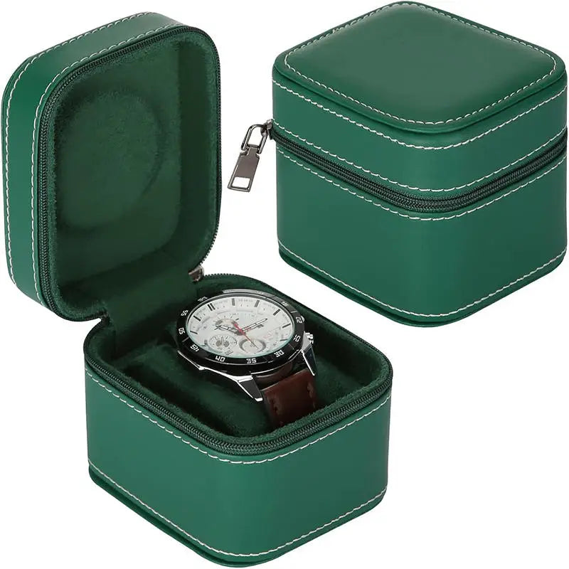 PU Leder Uhrenbox – Stilvolles Display 10x8x8cm