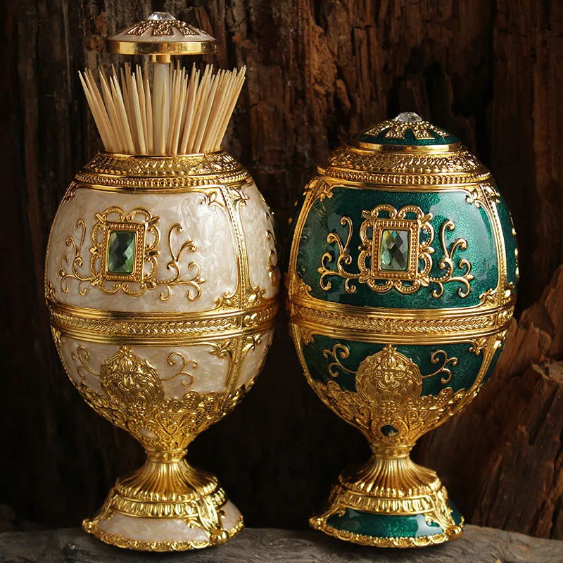 Palast Stil Zahnstocherhalter – Retro Metall Design