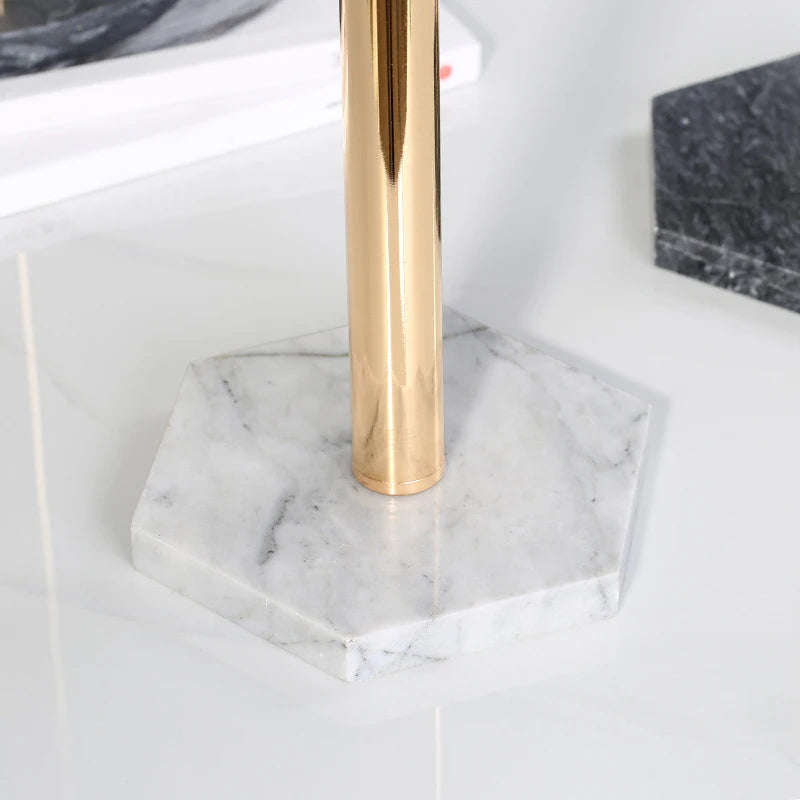 Papierhandtuchhalter – Gold & Marmor Design 14.7x30cm