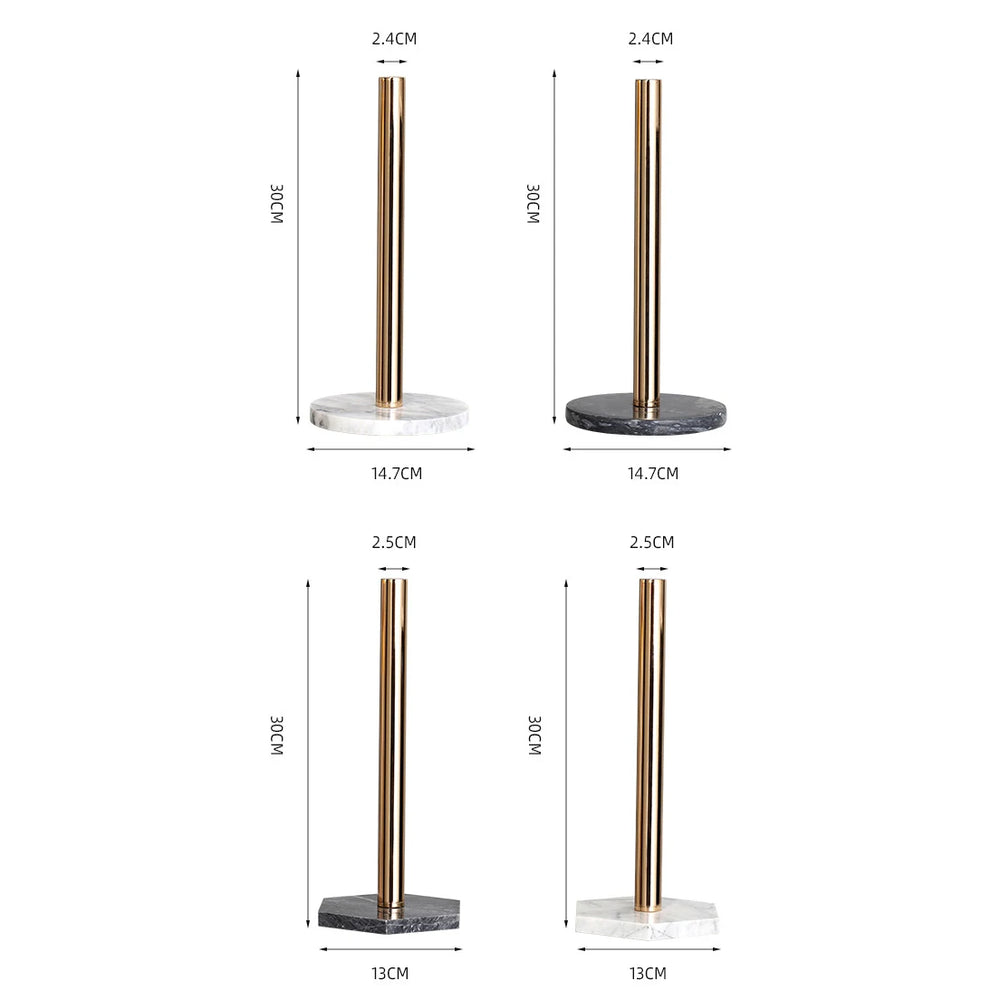 Papierhandtuchhalter – Gold & Marmor Design 14.7x30cm