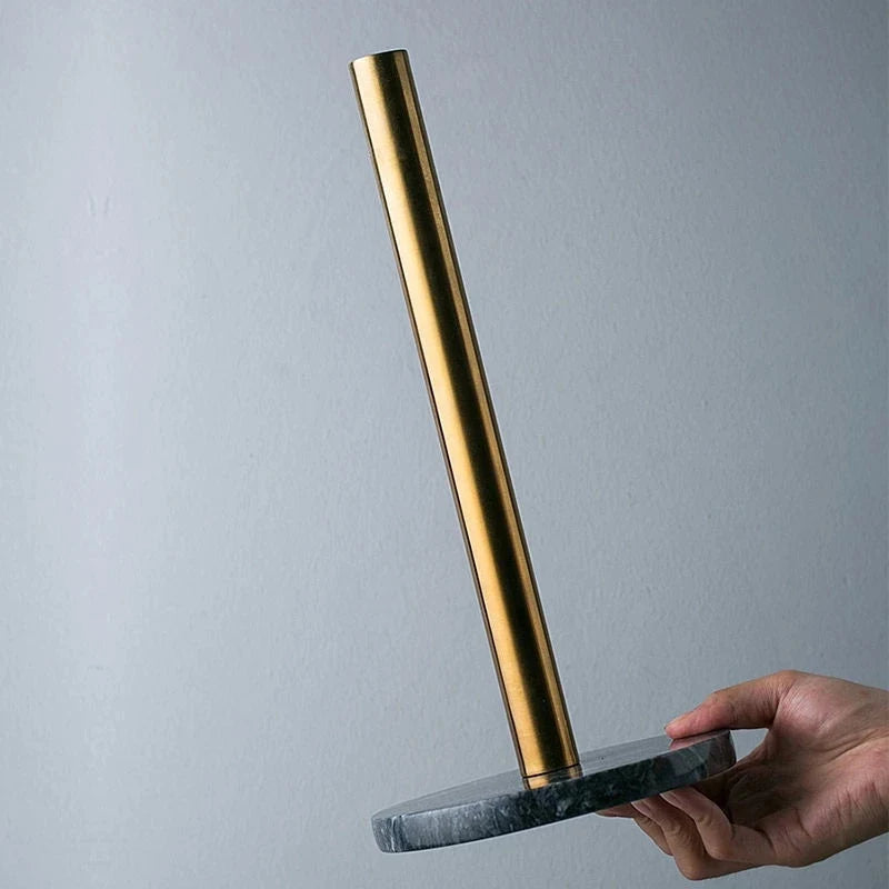 Papierhandtuchhalter – Gold & Marmor Design 14.7x30cm