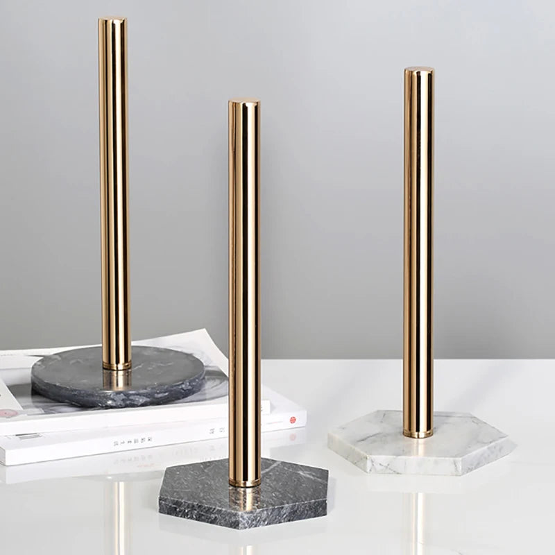 Papierhandtuchhalter – Gold & Marmor Design 14.7x30cm