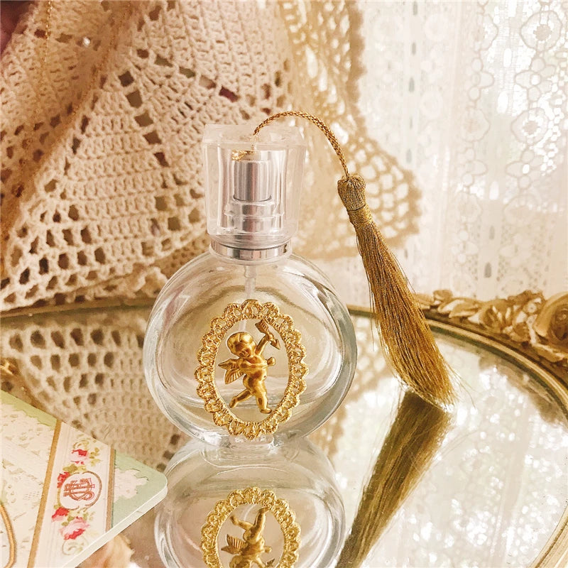 Parfümflasche – Vintage Handgemacht Messing & Glas