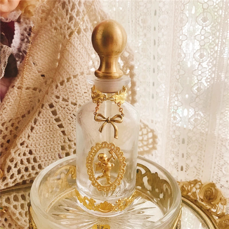 Parfümflasche – Vintage Handgemacht Messing & Glas