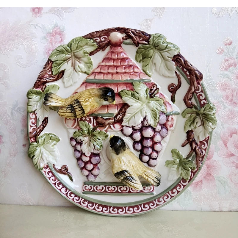 Pastoral Keramikvase – 3D Design – Wohnaccessoire