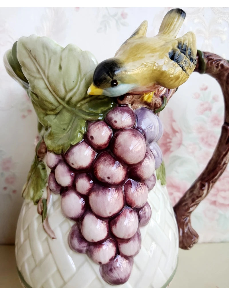 Pastoral Keramikvase – 3D Design – Wohnaccessoire