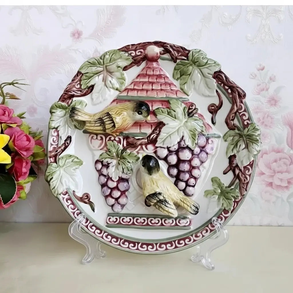 Pastoral Keramikvase – 3D Design – Wohnaccessoire