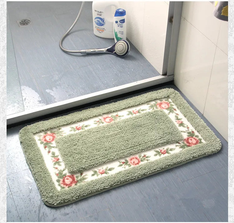 Pastorale Badematten – Mikrofaser Floral – Verschiedene Grössen