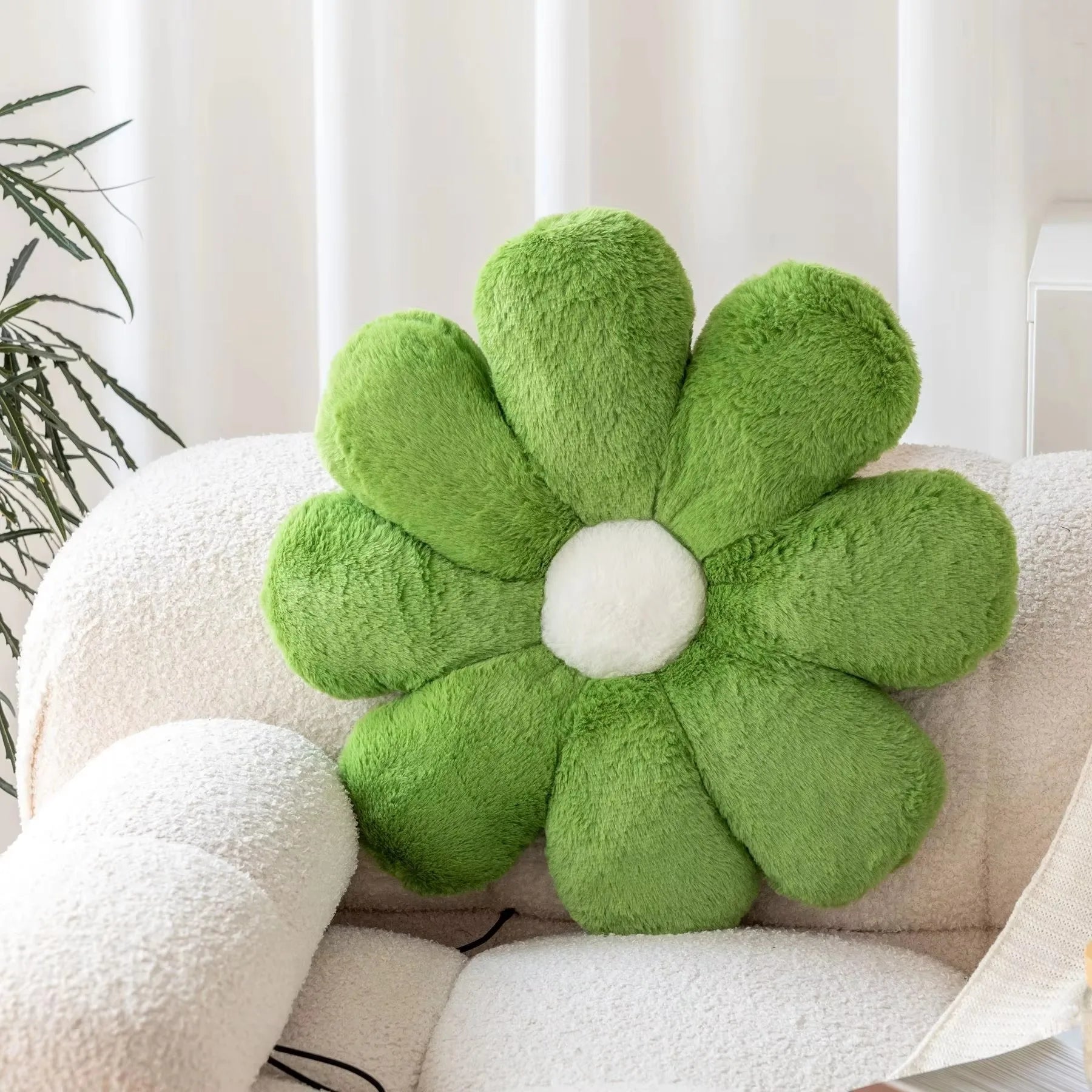 Pastorale Blumen Kissenhülle – Klassisches Baumwolle 45x45cm