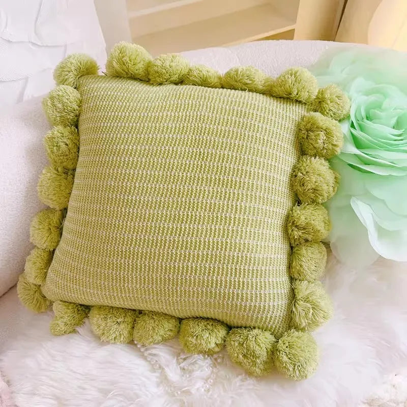 Pastorale Blumen Kissenhülle – Klassisches Baumwolle 45x45cm