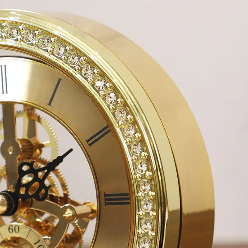 Pendeltischuhr – Modernes Metalldesign – 15.5cm Kupfer