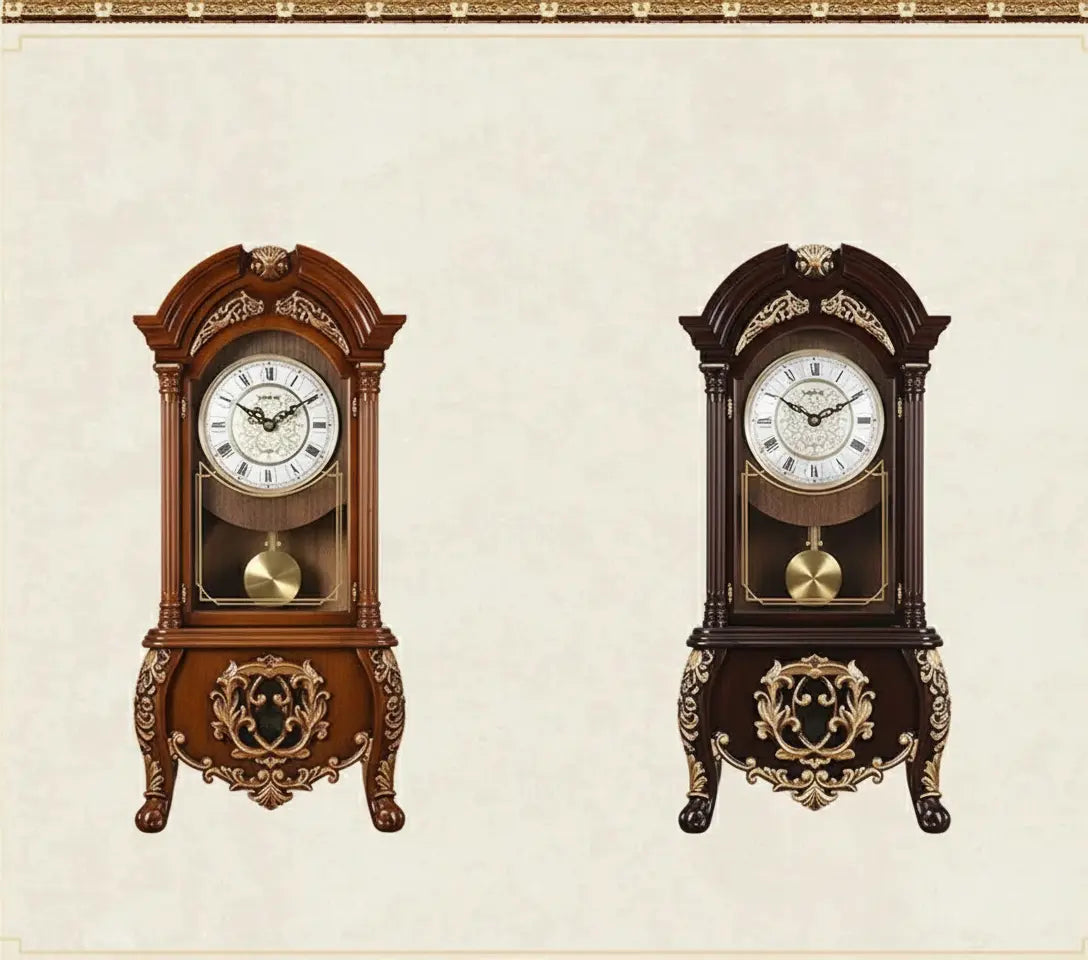 Pendeluhr Holz – Geometrisches Design Kreativer Tisch