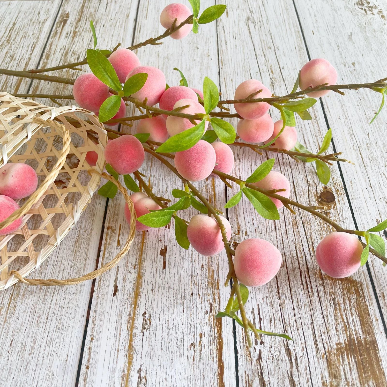 Pfirsich-Schaumbouquet – Dekorativ, Innenbereich