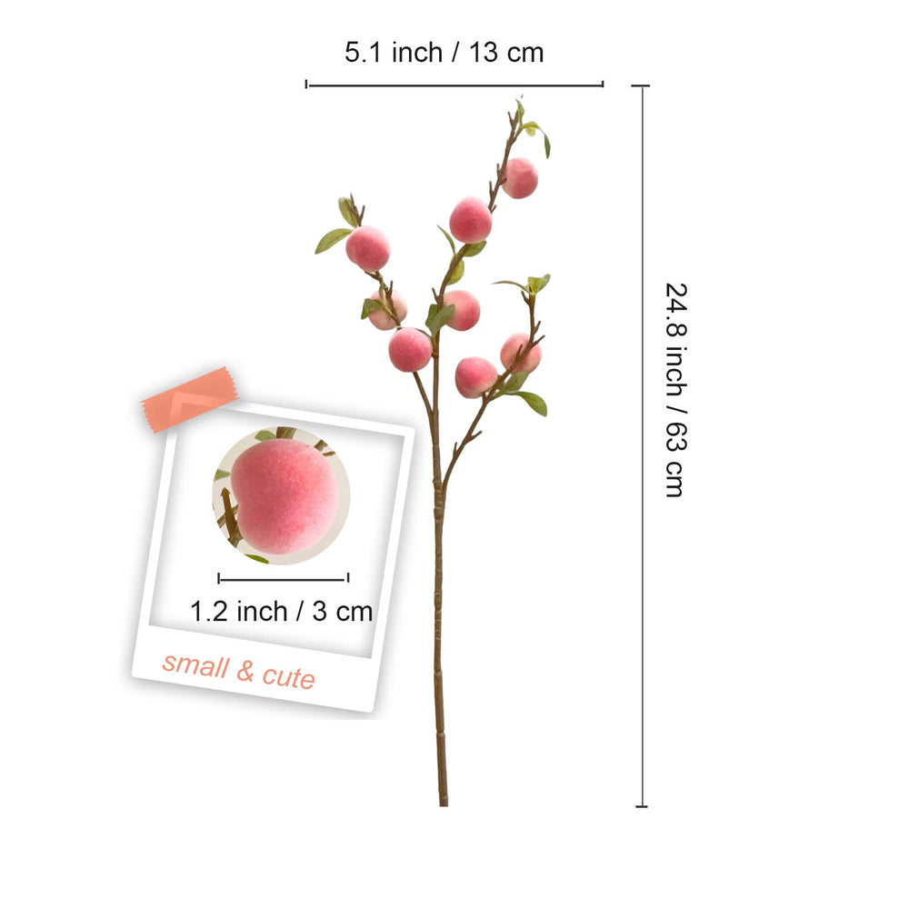 Pfirsich-Schaumbouquet – Dekorativ, Innenbereich