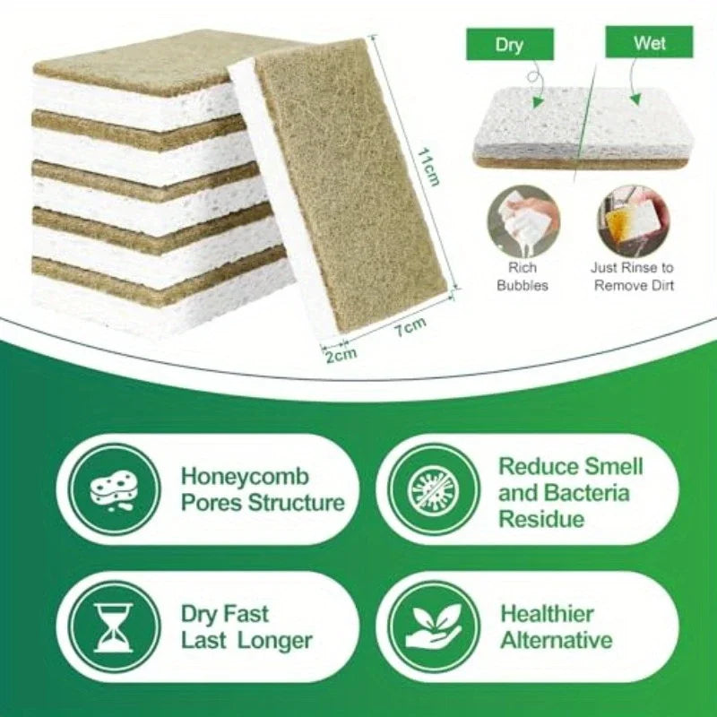 Pflanzenbasierte Scheuerschwämme – Nachhaltige Küchenhelfer