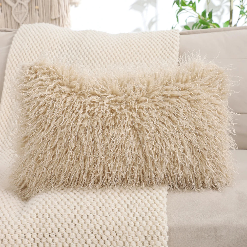 Plüsch Kissenbezug – Wolloptik – 450mm*450mm