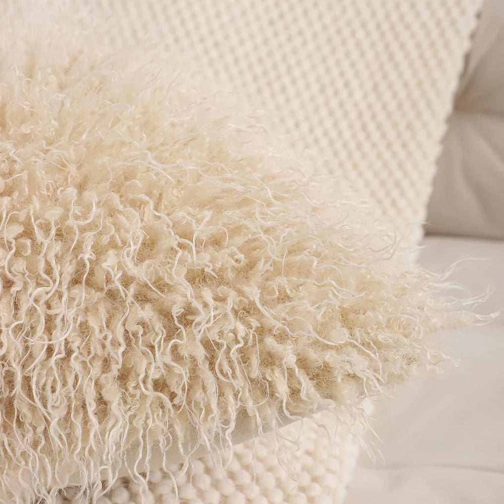 Plüsch Kissenbezug – Wolloptik – 450mm*450mm