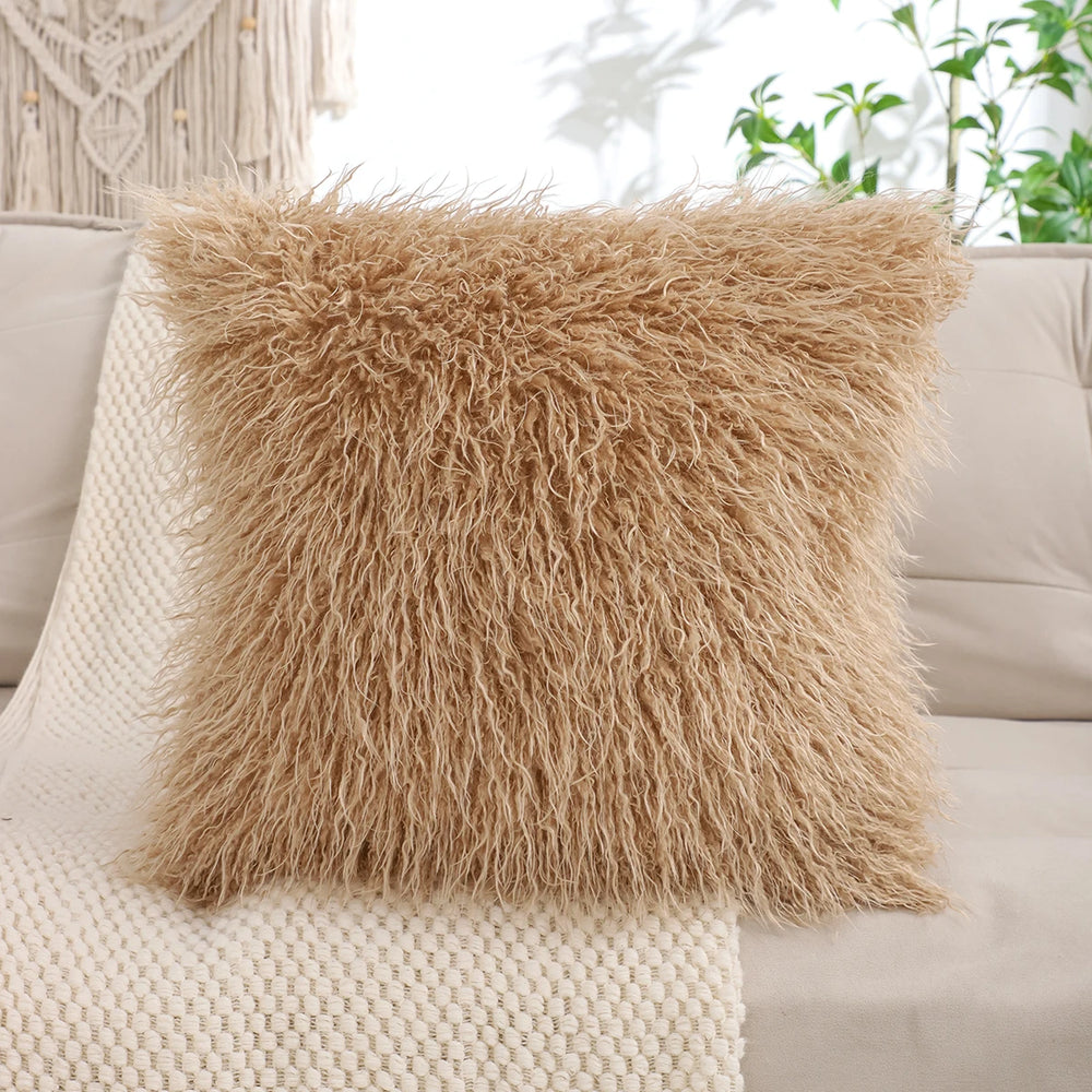 Plüsch Kissenbezug – Wolloptik – 450mm*450mm