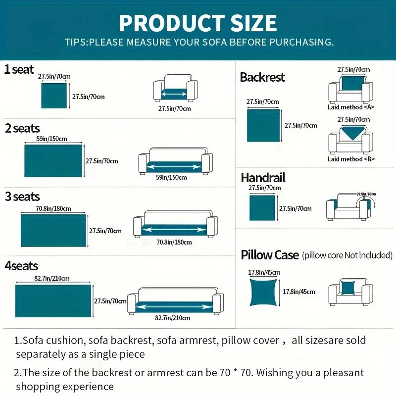 Plüsch Sofa Kissen in Grau, 100% Baumwolle, 70x150 cm