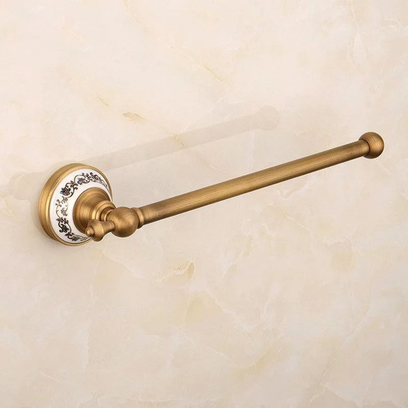 Porzellan Badezimmer Set – Wandmontiert Bronze