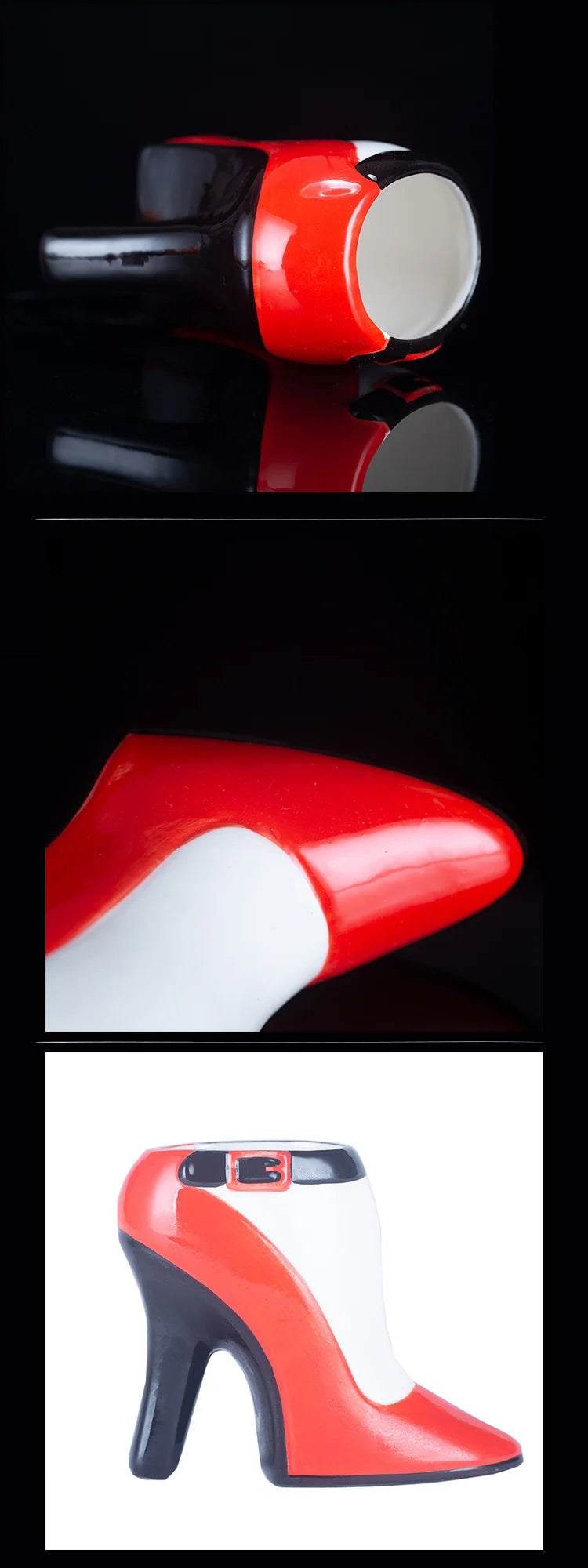 Porzellan High-Heeled Tasse – Südostasien Stil – 490ml