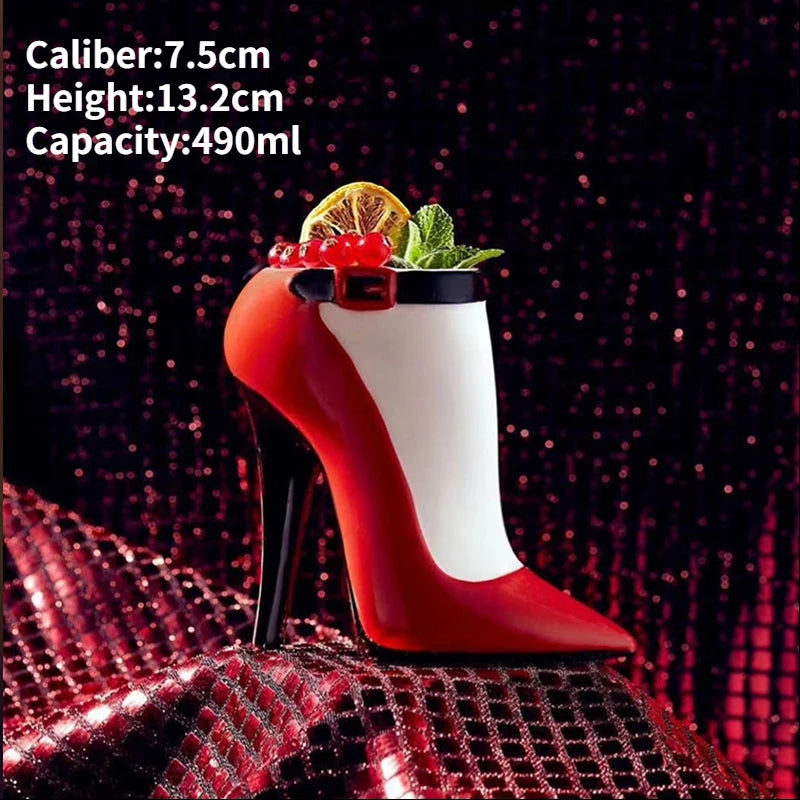 Porzellan High-Heeled Tasse – Südostasien Stil – 490ml