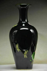 Porzellan Lotus Vase – Handgefertigtes Keramik Kunstwerk – 105x105x245mm