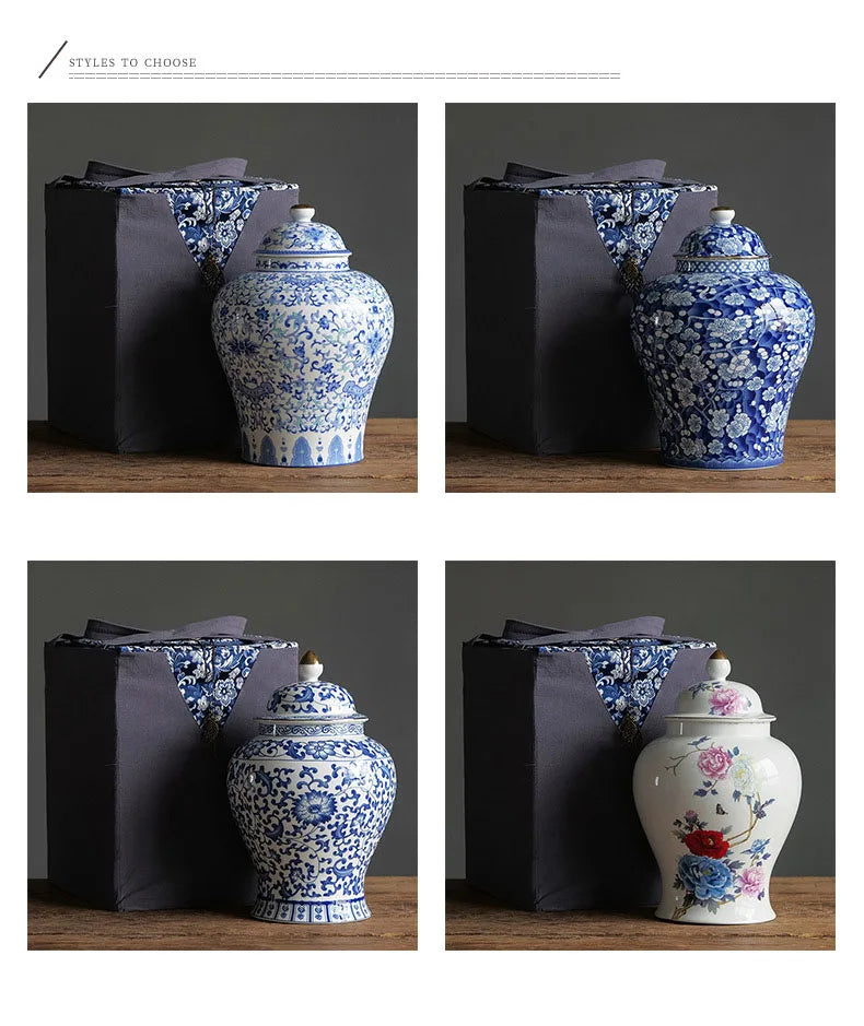 Porzellan Vorratsdose – Vintage Keramik – Grosse Grösse