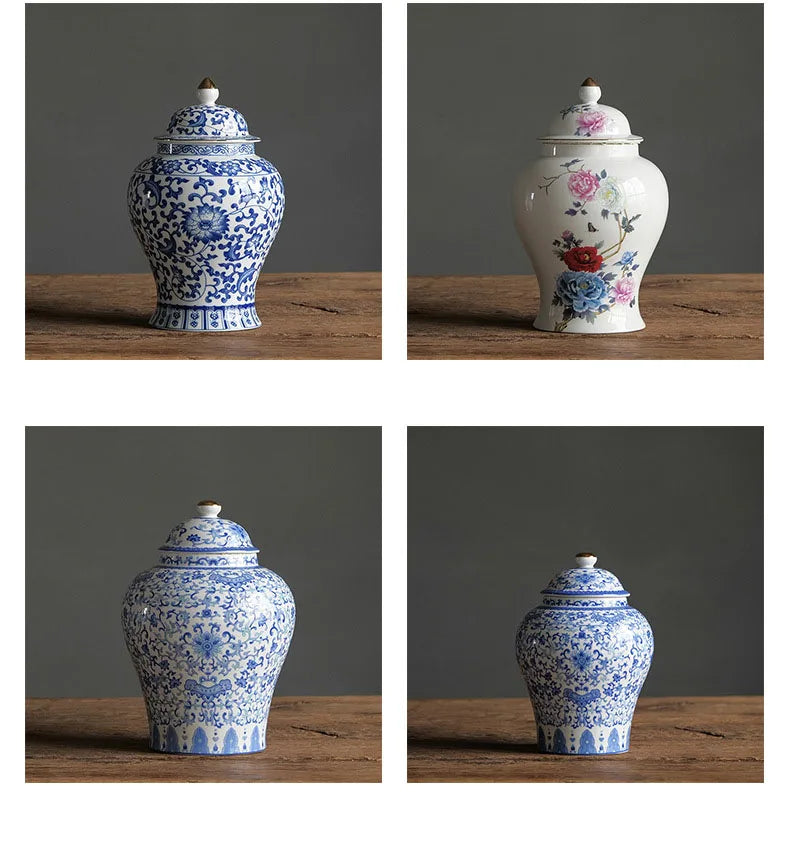 Porzellan Vorratsdose – Vintage Keramik – Grosse Grösse