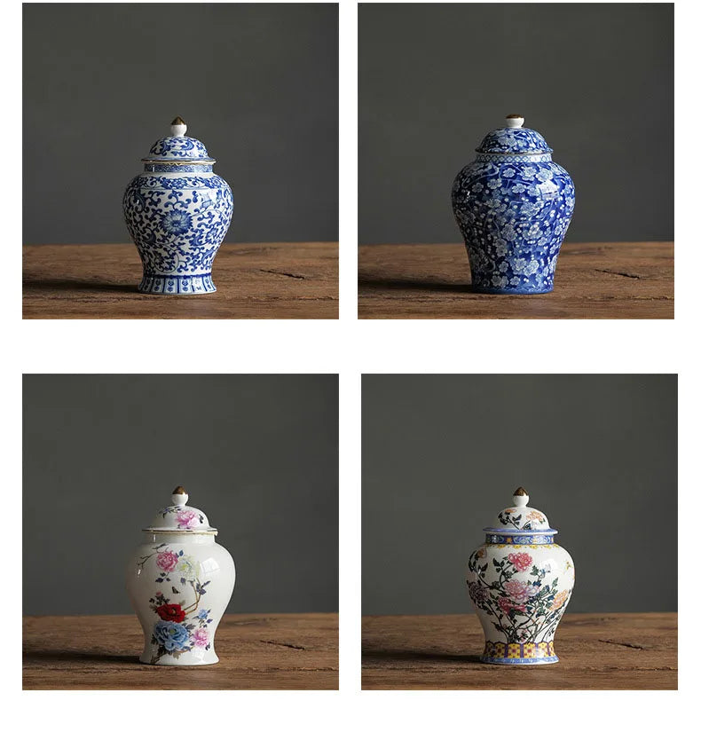 Porzellan Vorratsdose – Vintage Keramik – Grosse Grösse