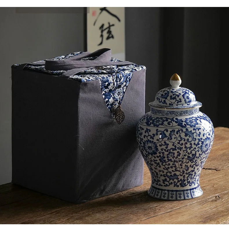 Porzellan Vorratsdose – Vintage Keramik – Grosse Grösse