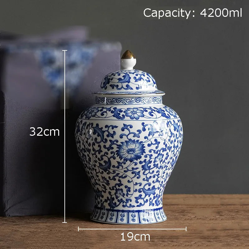 Porzellan Vorratsdose – Vintage Keramik – Grosse Grösse