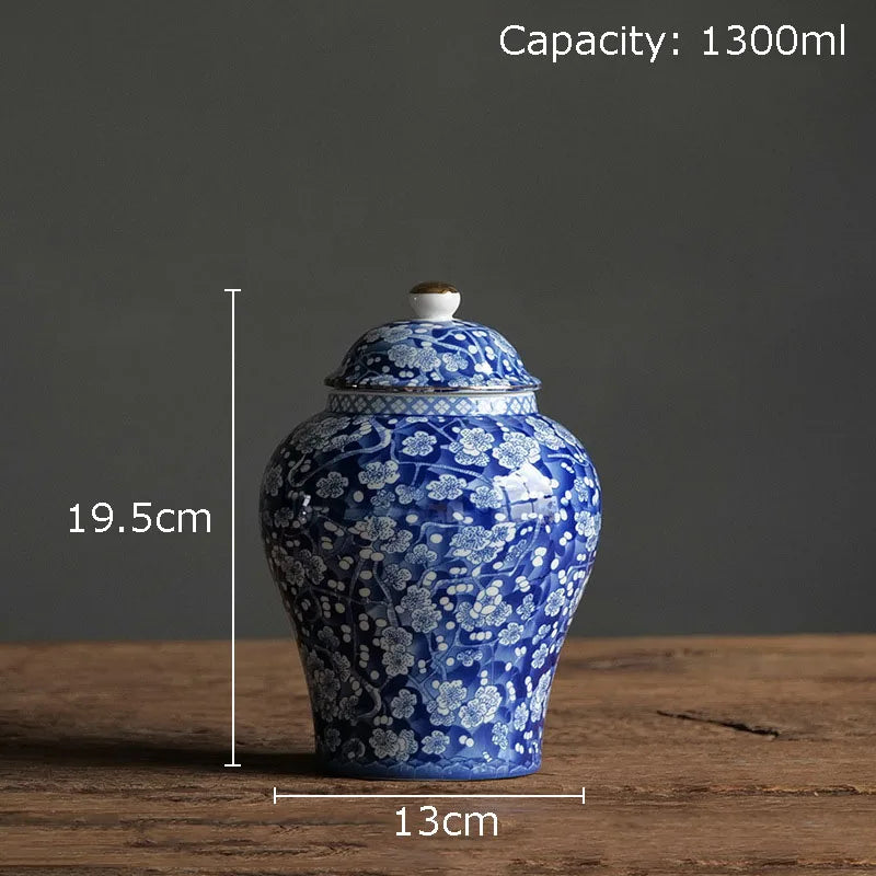 Porzellan Vorratsdose – Vintage Keramik – Grosse Grösse