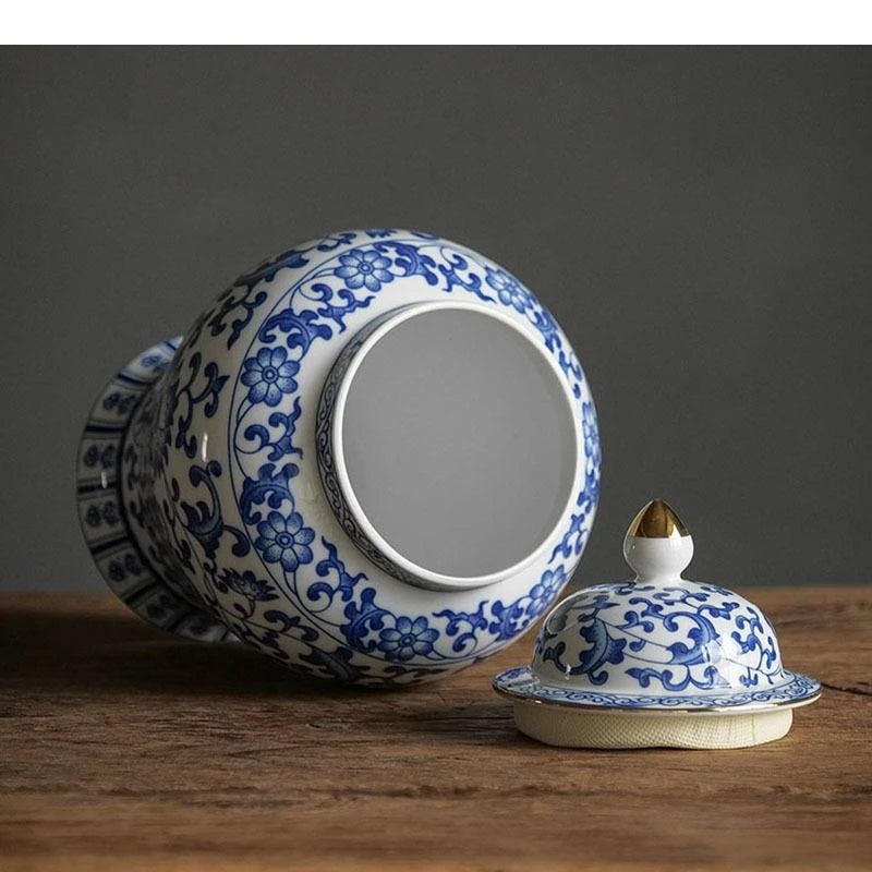 Porzellan Vorratsdose – Vintage Keramik – Grosse Grösse