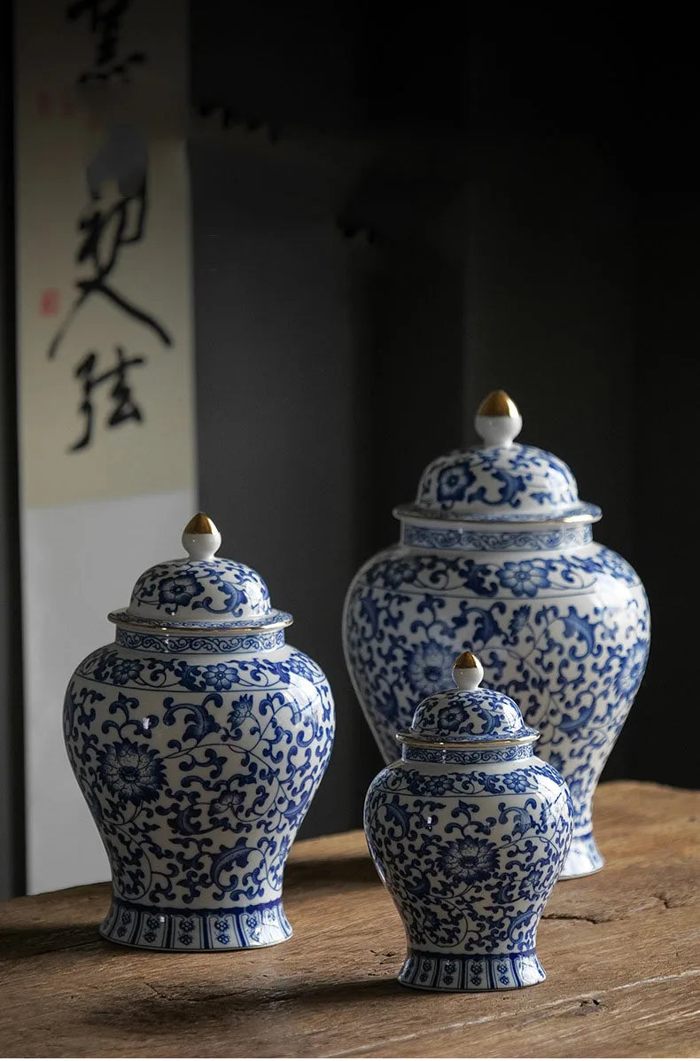 Porzellan Vorratsdose – Vintage Keramik – Grosse Grösse