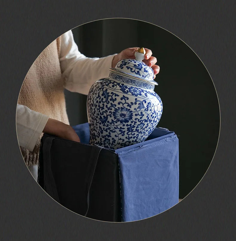 Porzellan Vorratsdose – Vintage Keramik – Grosse Grösse