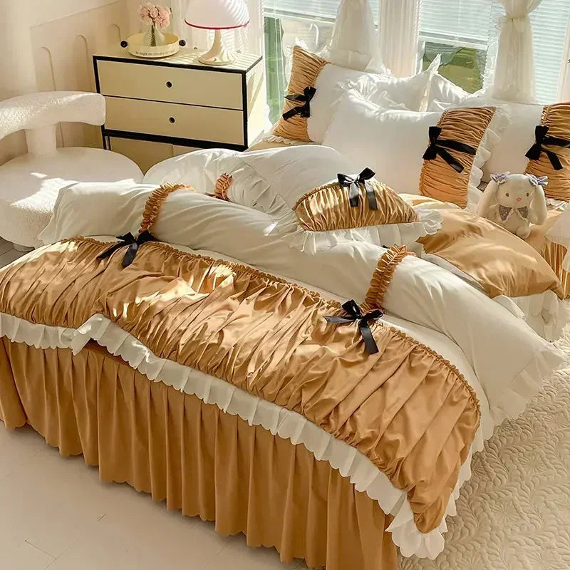 Prinzessinnen-Bettbezug aus Polyester, Farbe: Farbe08, Grösse: 200x230 cm, für Schlafzimmer