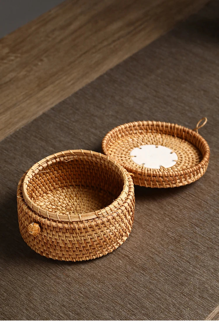 Rattan Aufbewahrungsbox – Japanischer Stil – Handgefertigt