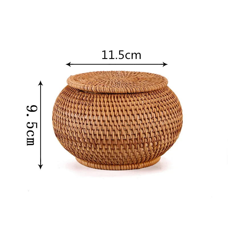 Rattan Aufbewahrungsbox – Japanischer Stil – Handgefertigt