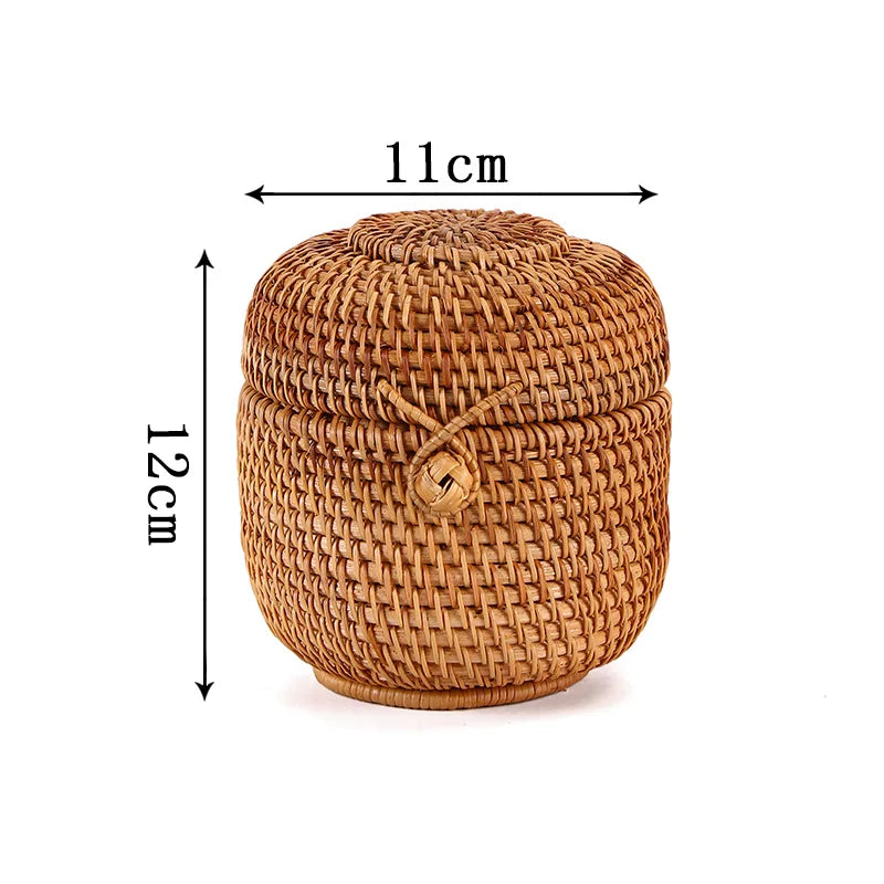 Rattan Aufbewahrungsbox – Japanischer Stil – Handgefertigt