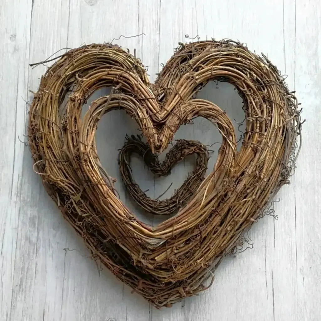 Rattan-Kranz – Natürliches Weiden-Design – 10-30CM Frühlings- & Osterdekoration