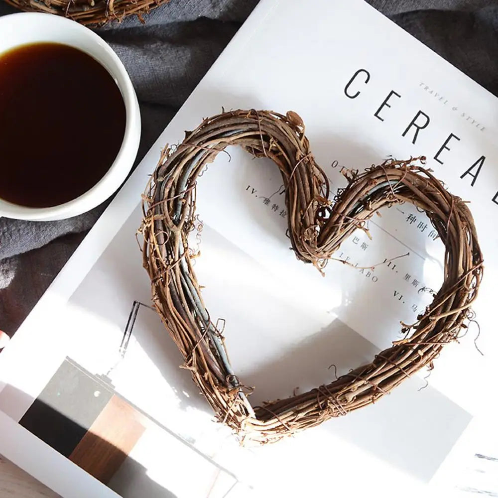 Rattan-Kranz – Natürliches Weiden-Design – 10-30CM Frühlings- & Osterdekoration