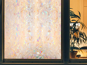 Regenbogen Fensterfolie – 3D Dekorativ – 55x500 cm