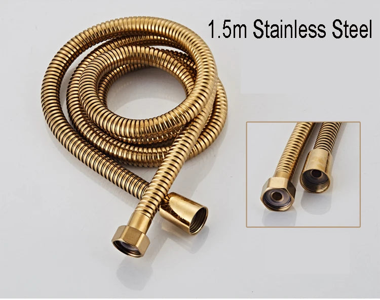 Regenbrausesystem – Messing Weissgold – Badezimmer Eleganz