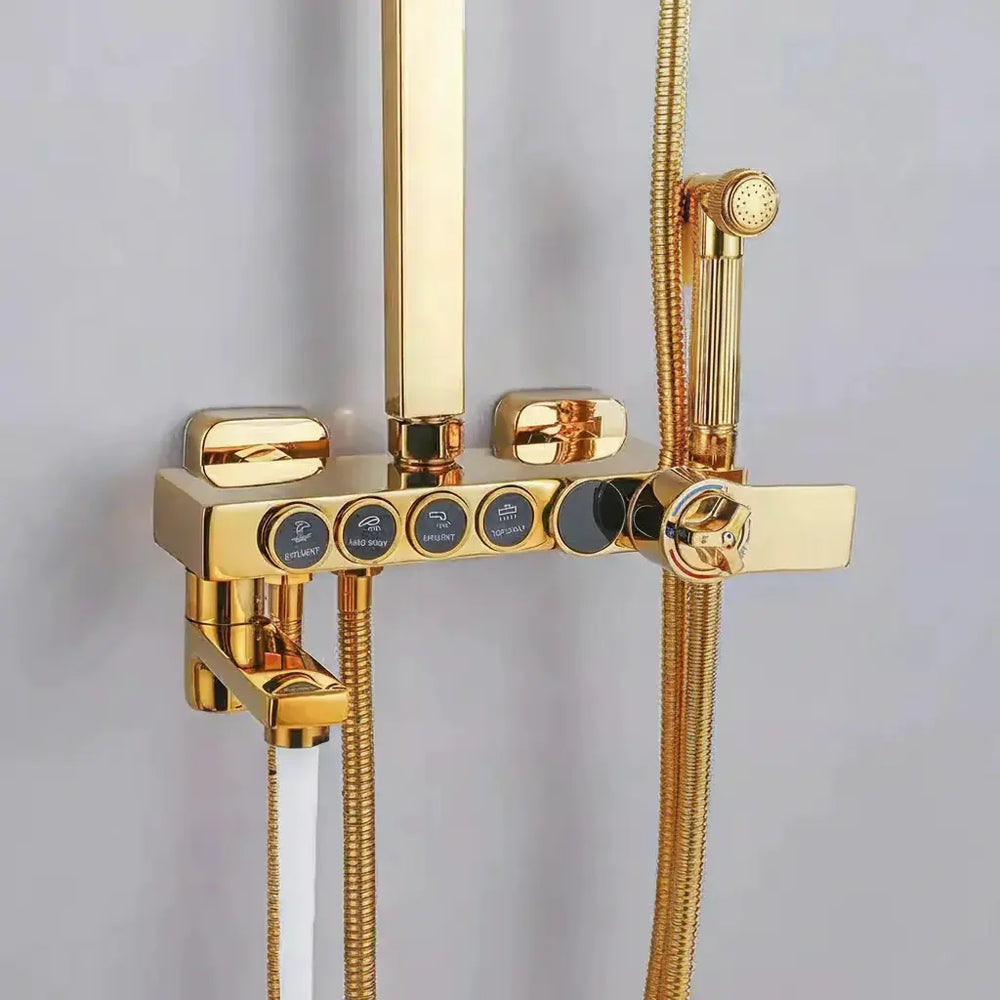 Regenduschen-System – Edelstahl Design – Höhenverstellbar